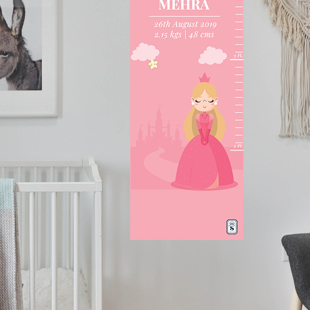 Princess Height Chart (kids)