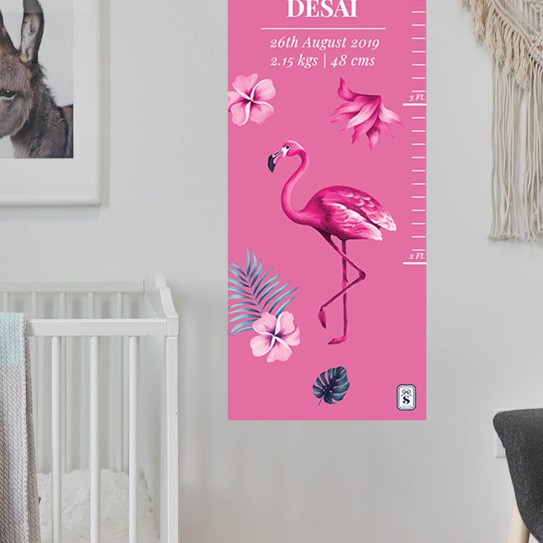 Flamingo Fiesta Height Chart (kids)