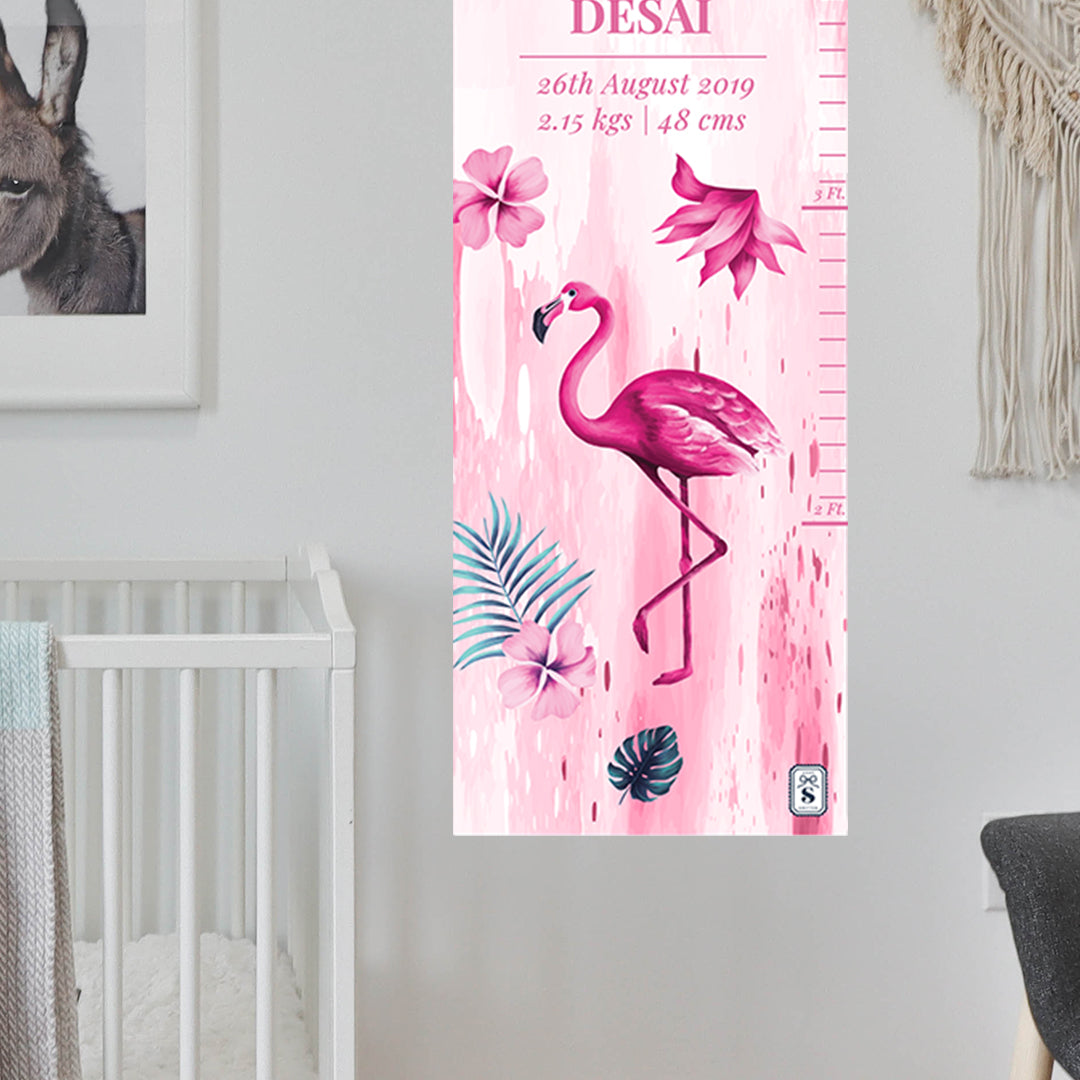 Flamingo Fiesta Height Chart (kids)