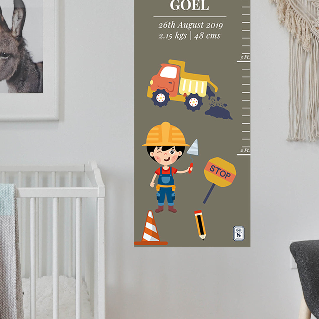 Little Builder Height Chart (kids)