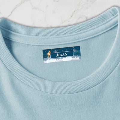 Rocket Bear Iron on Labels - set of 30