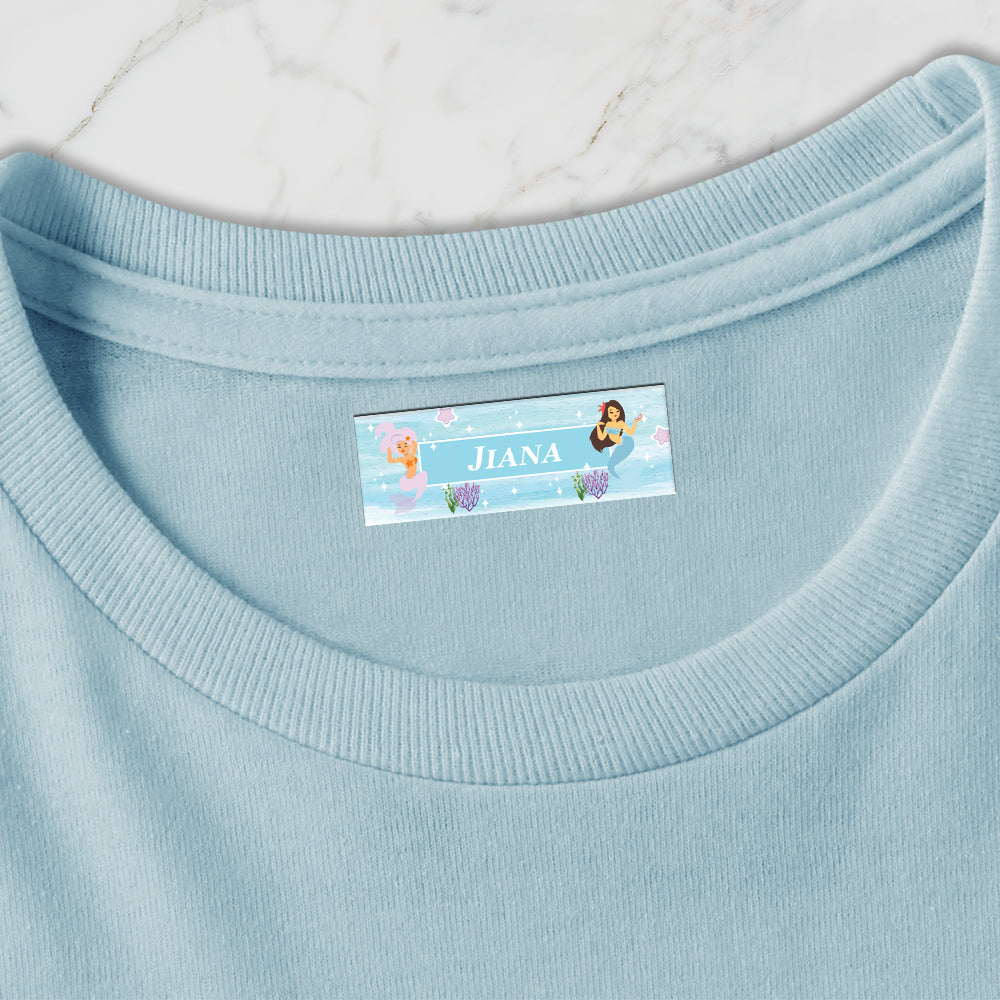 Sassy Mermaid Iron on Labels (kids)