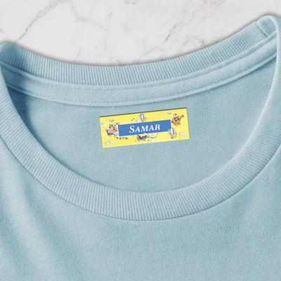 Teddy's Flight Iron on Labels - set of 30