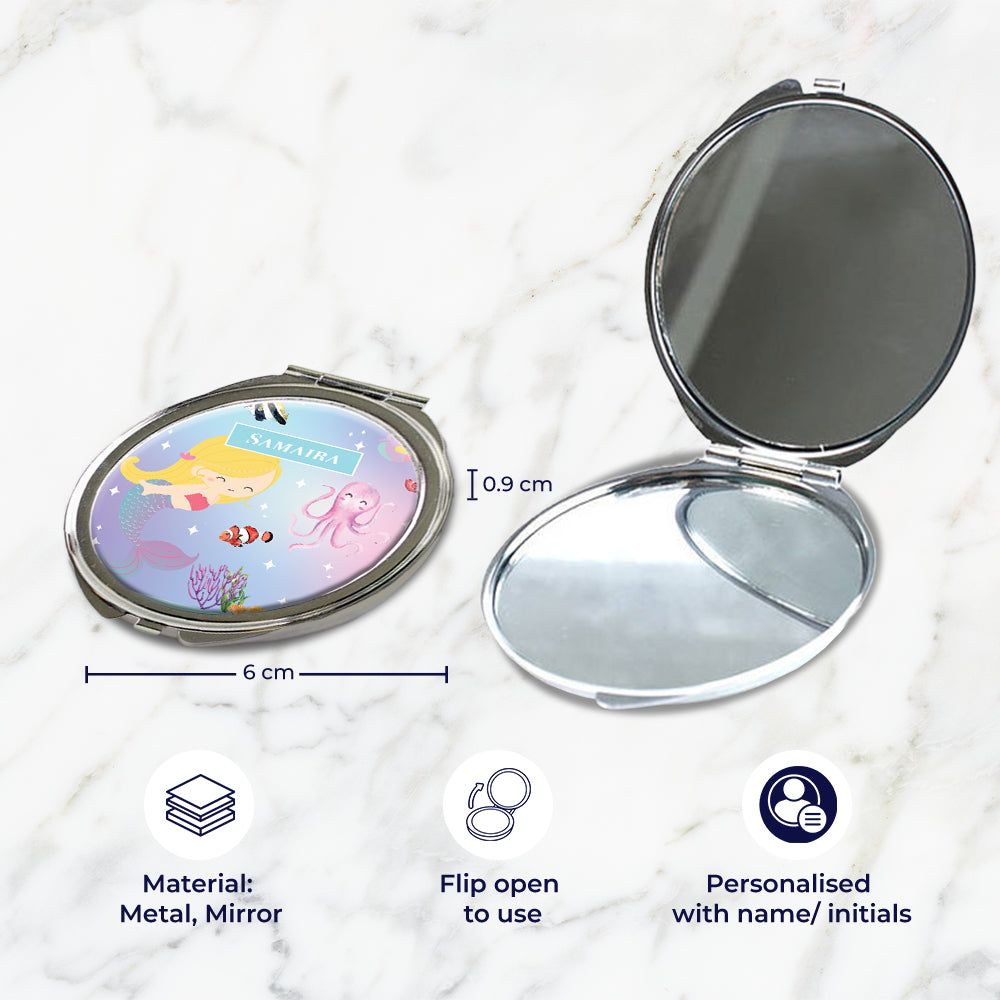 Lil Mermaid Kids Compact Mirror