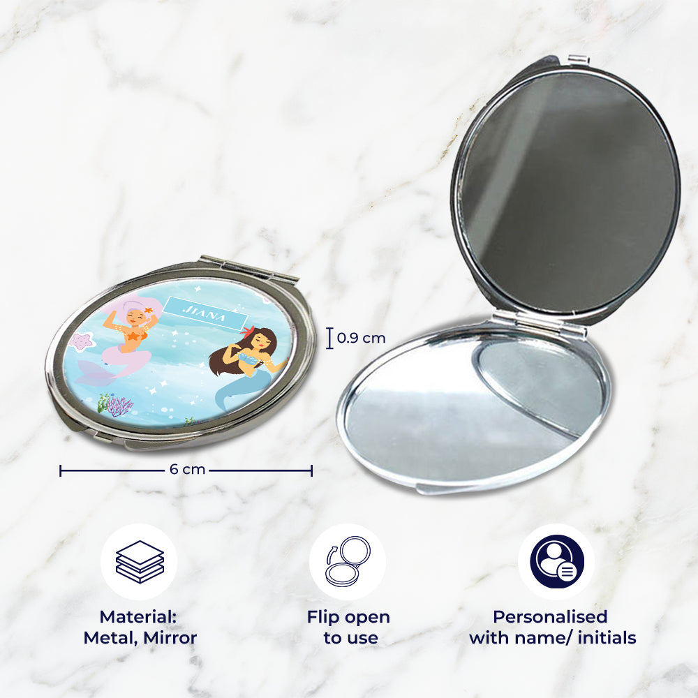 Sassy Mermaid Kids Compact Mirror