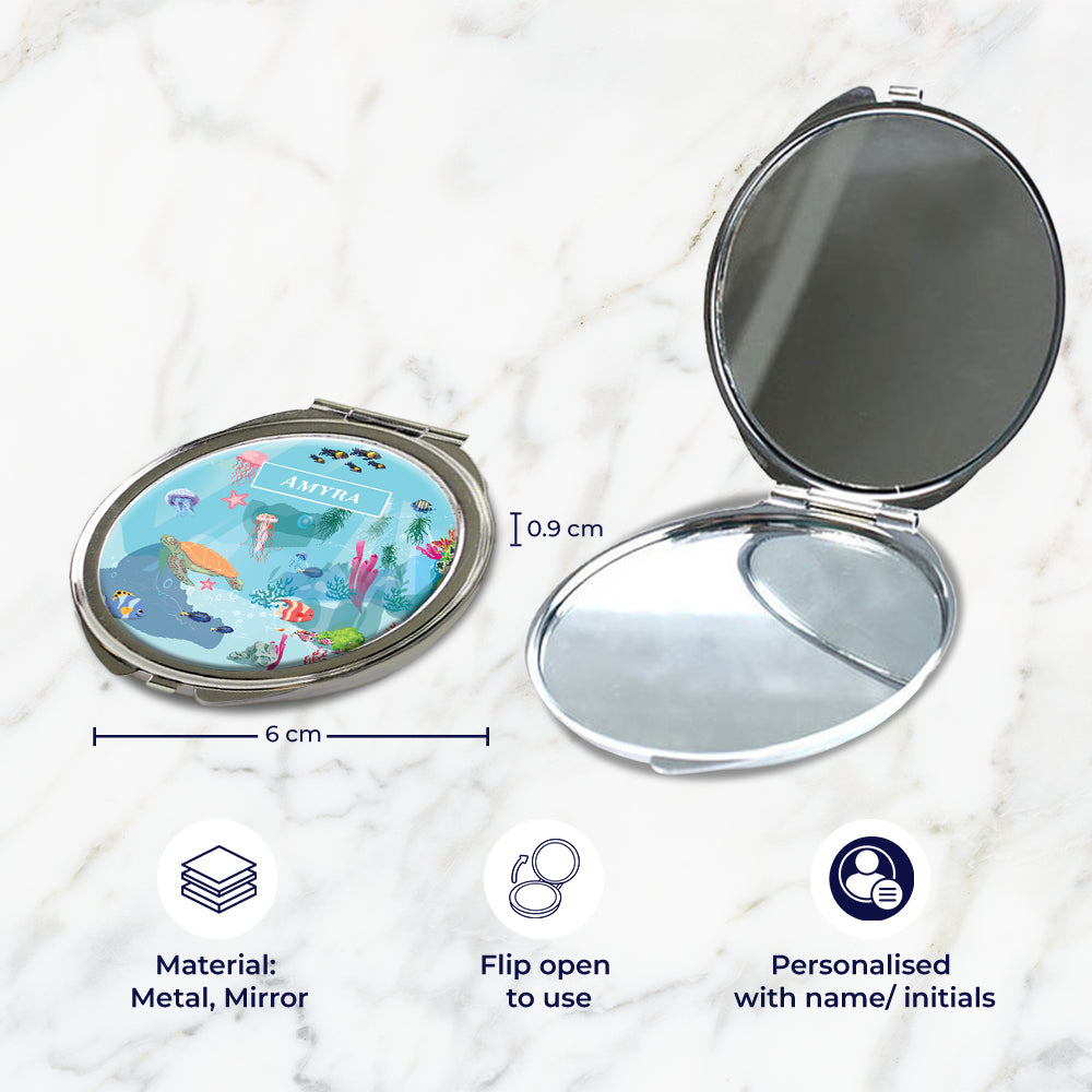 Ocean Bed Kids Compact Mirror