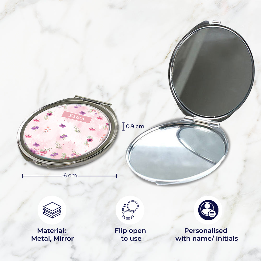 Floral Fiesta Kids Compact Mirror