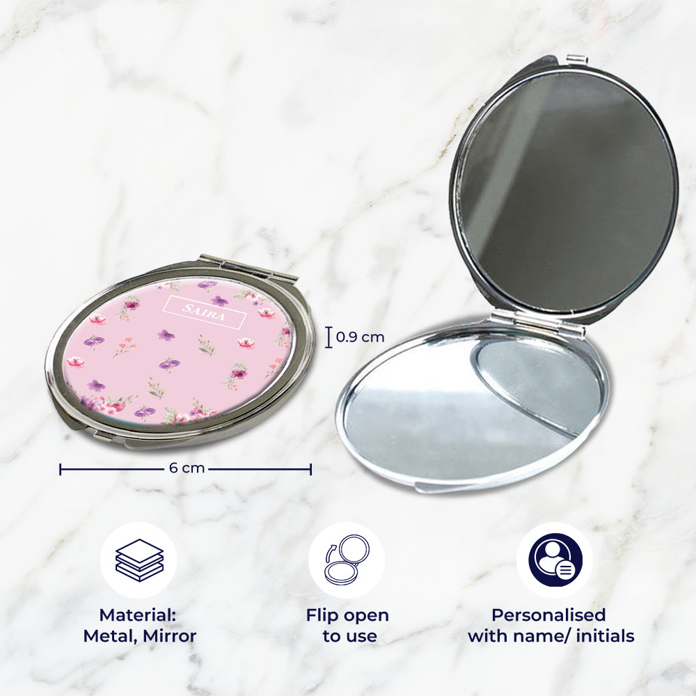 Floral Fiesta Kids Compact Mirror