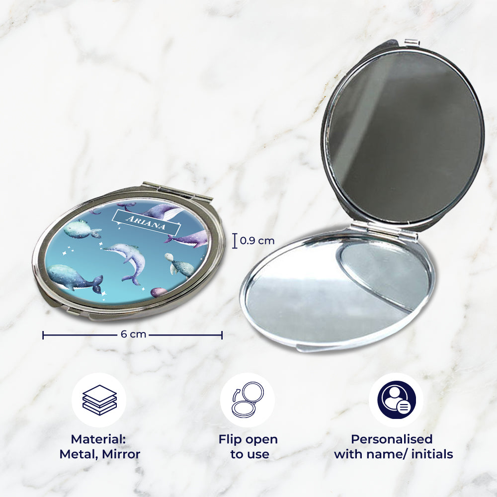 Midnight Ocean Kids Compact Mirror