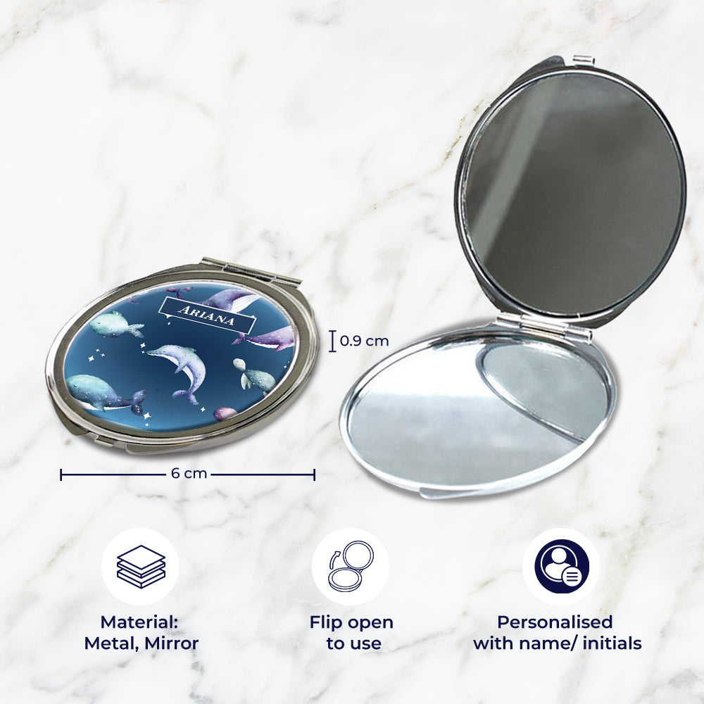 Midnight Ocean Kids Compact Mirror