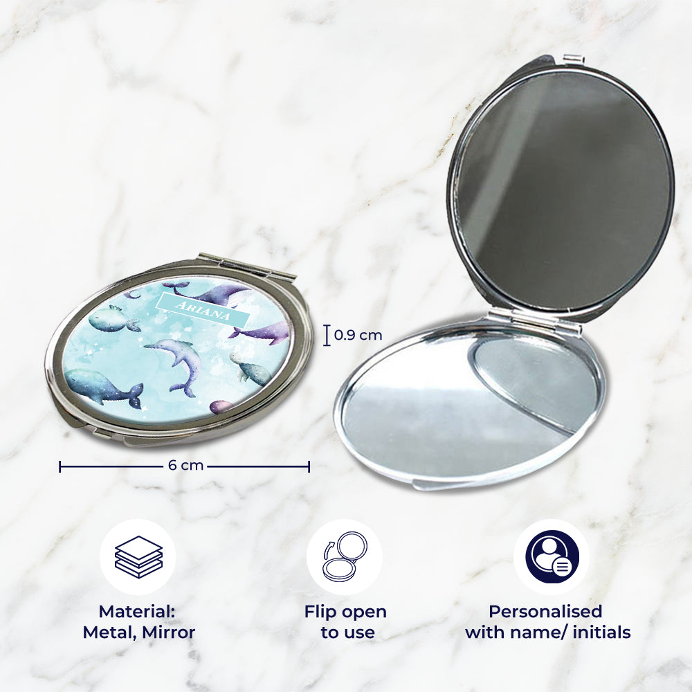 Midnight Ocean Kids Compact Mirror