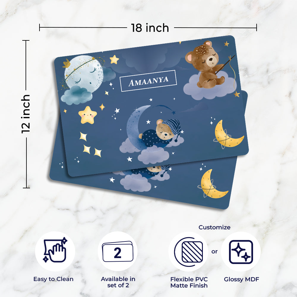 Moonlight Snuggles Placemat (kids)