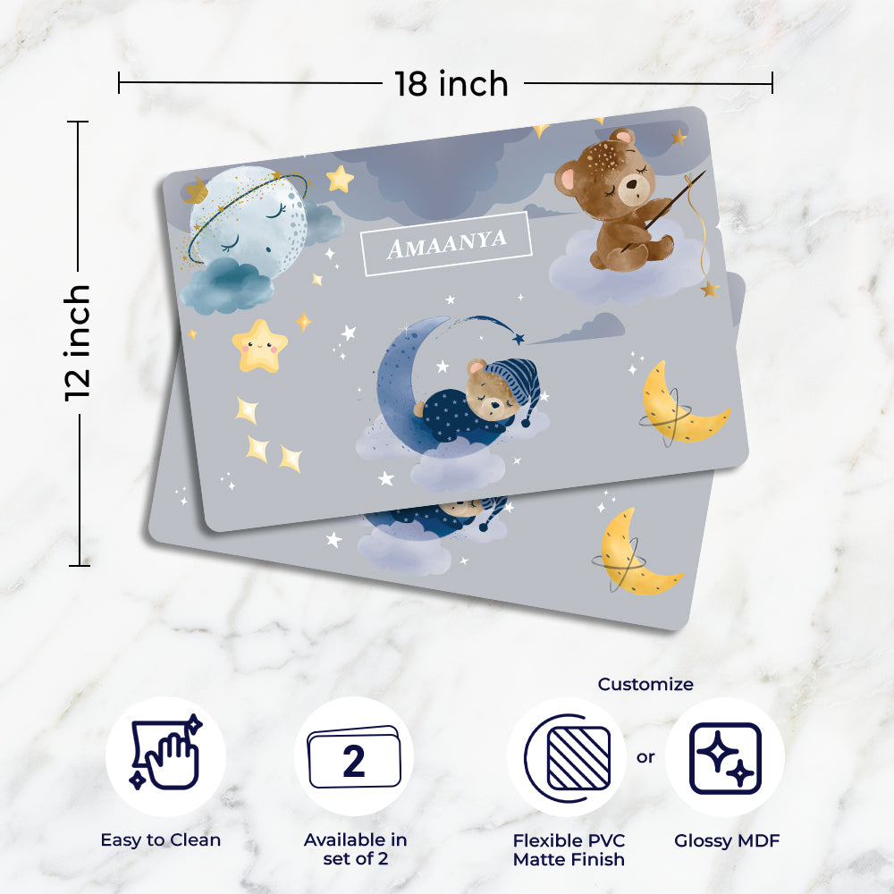 Moonlight Snuggles Placemat (kids)