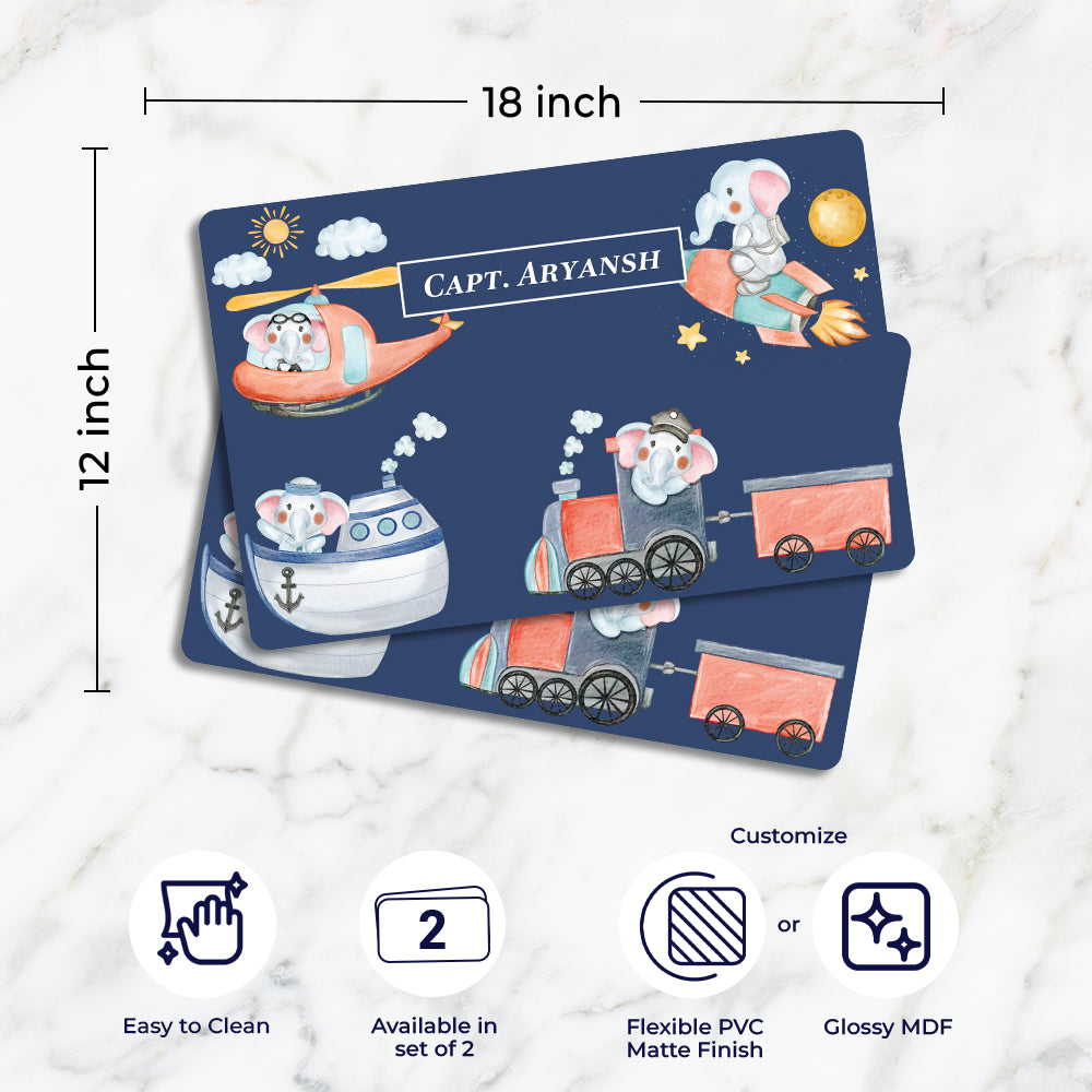 Captain Ellie Placemat - Set of 2