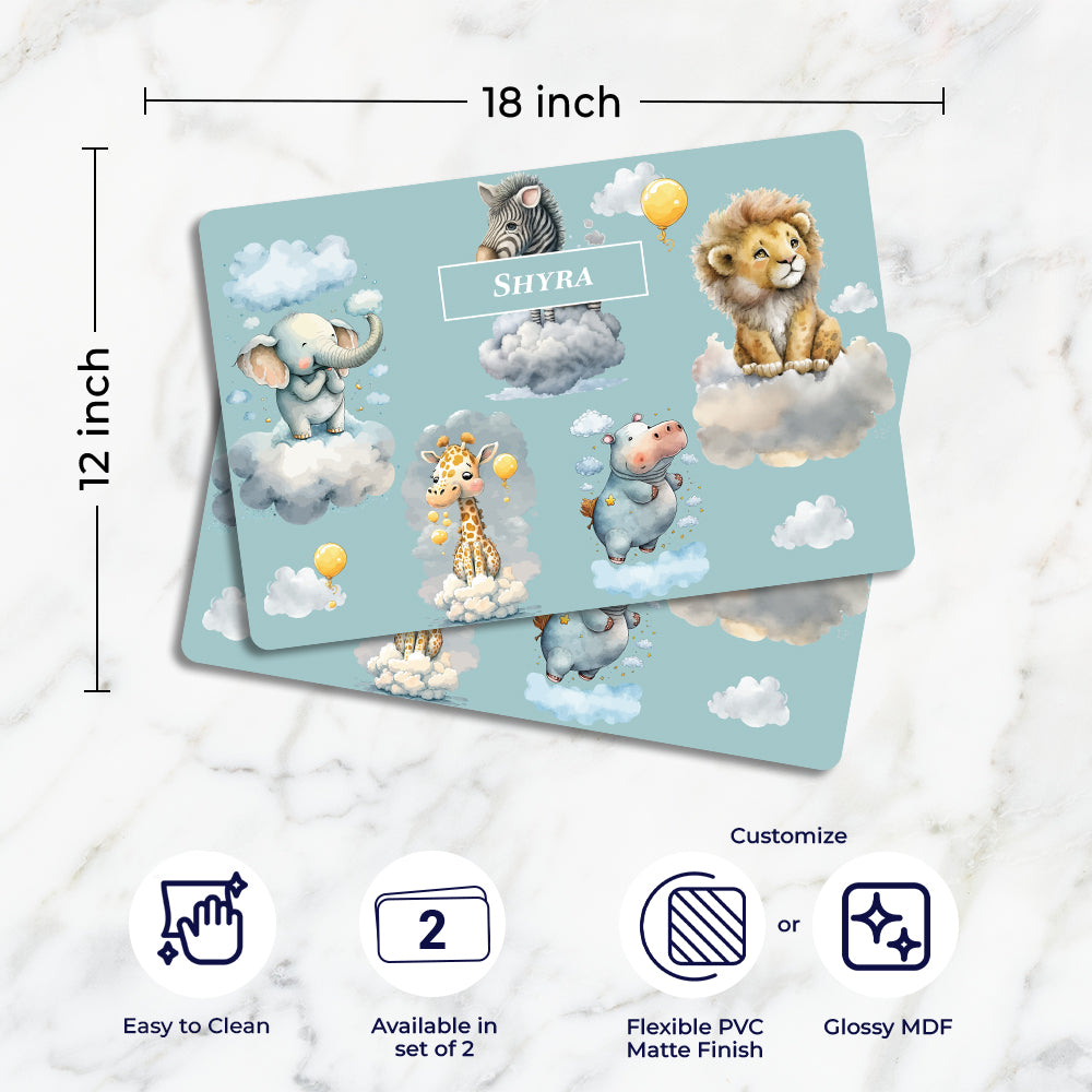 Lofty Animals Placemat - Set of 2