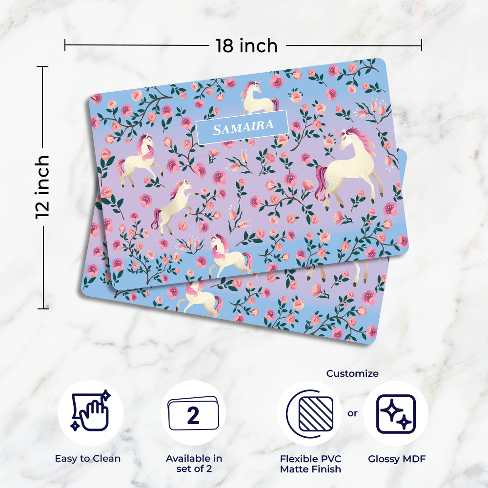 Unicorn Paradise Placemat (kids)