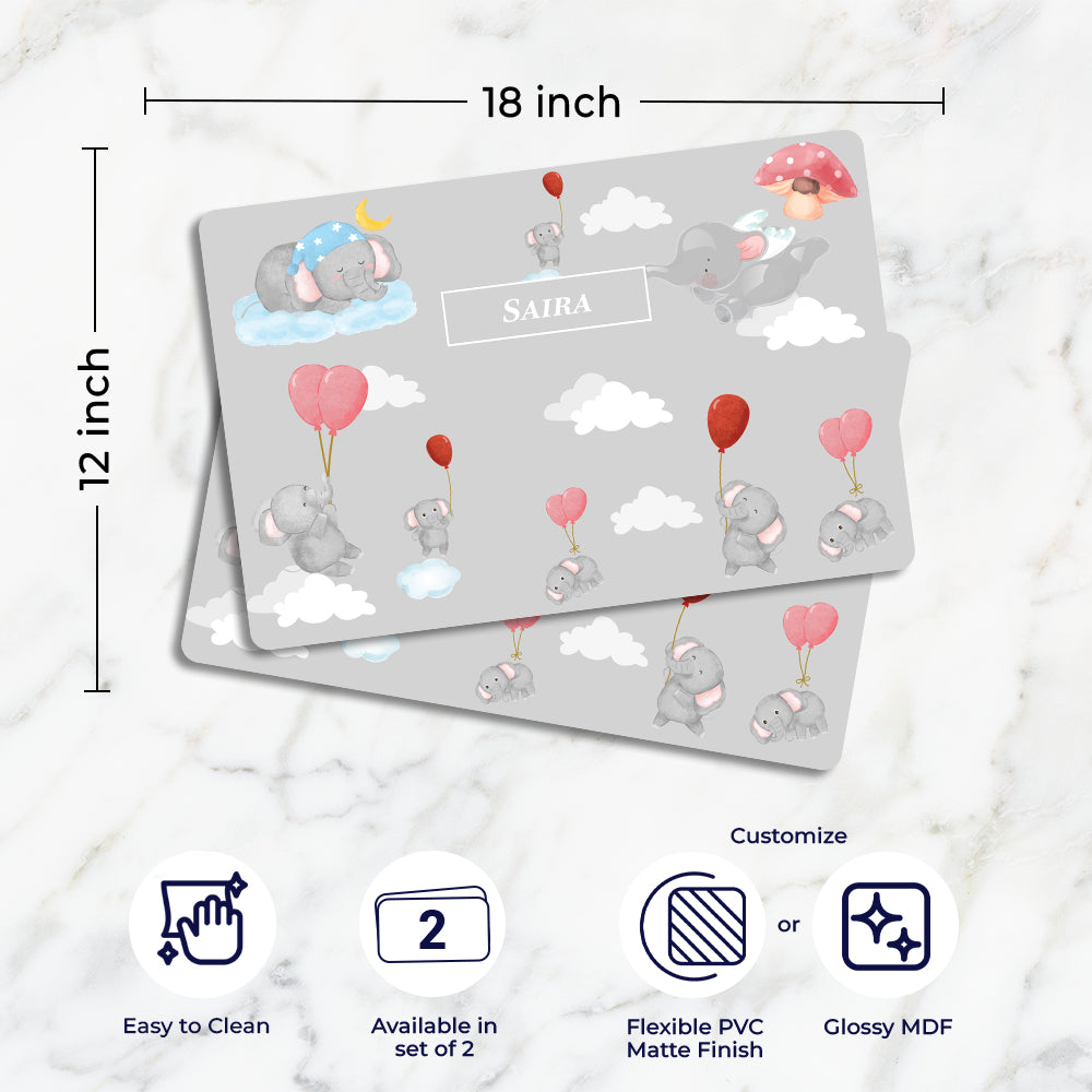 Red Balloon Ellie Placemat (kids)