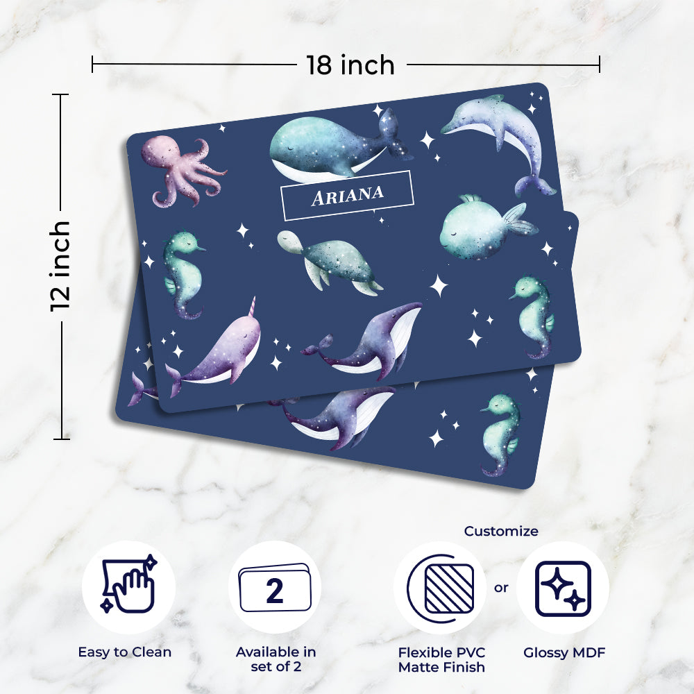 Midnight Ocean Placemat (kids)