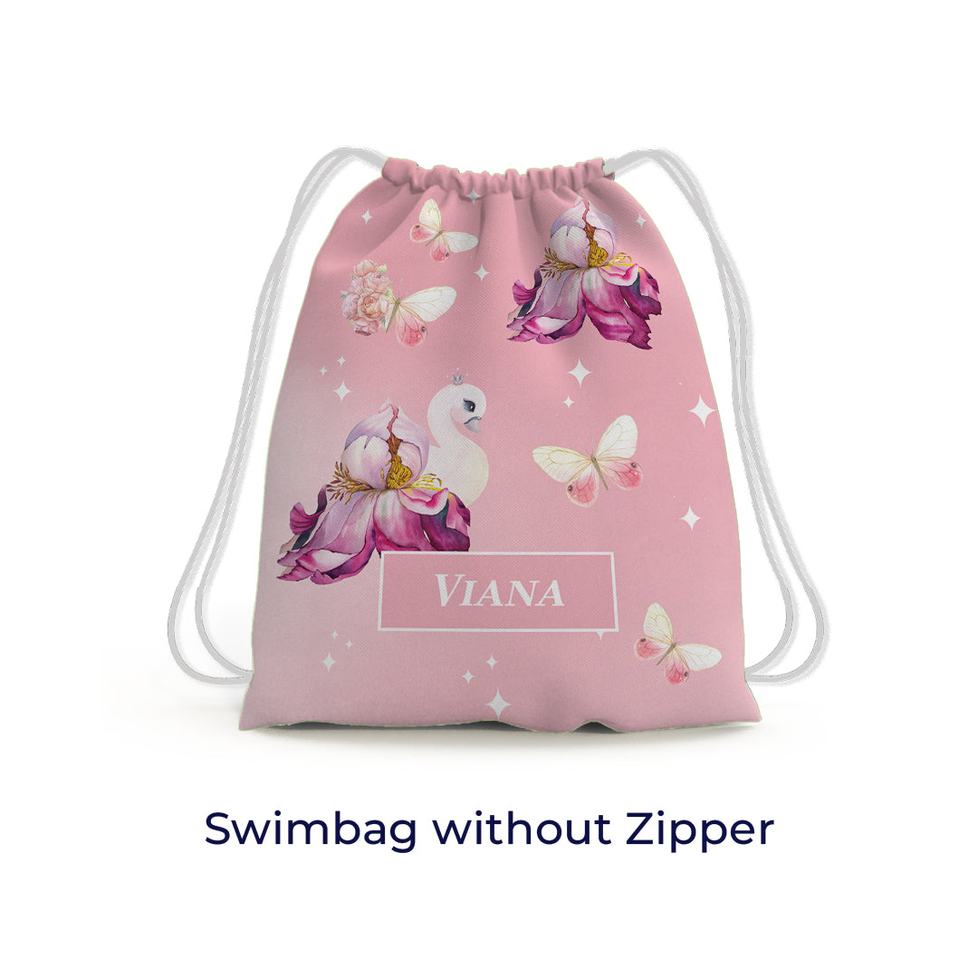 Butterfly Swan Blossom Swim Bag (kids)