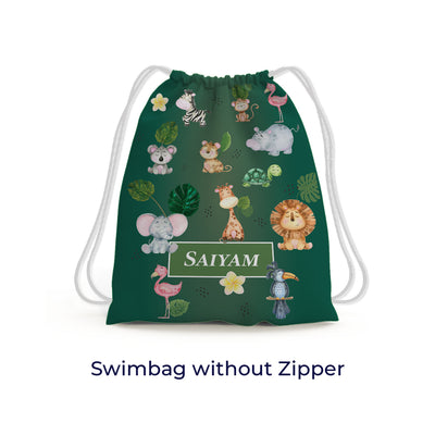Jungle Friends Swim Bag