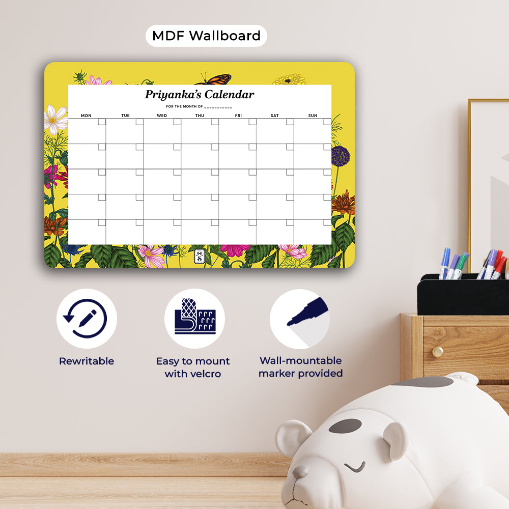 Floral Flutter Calendar