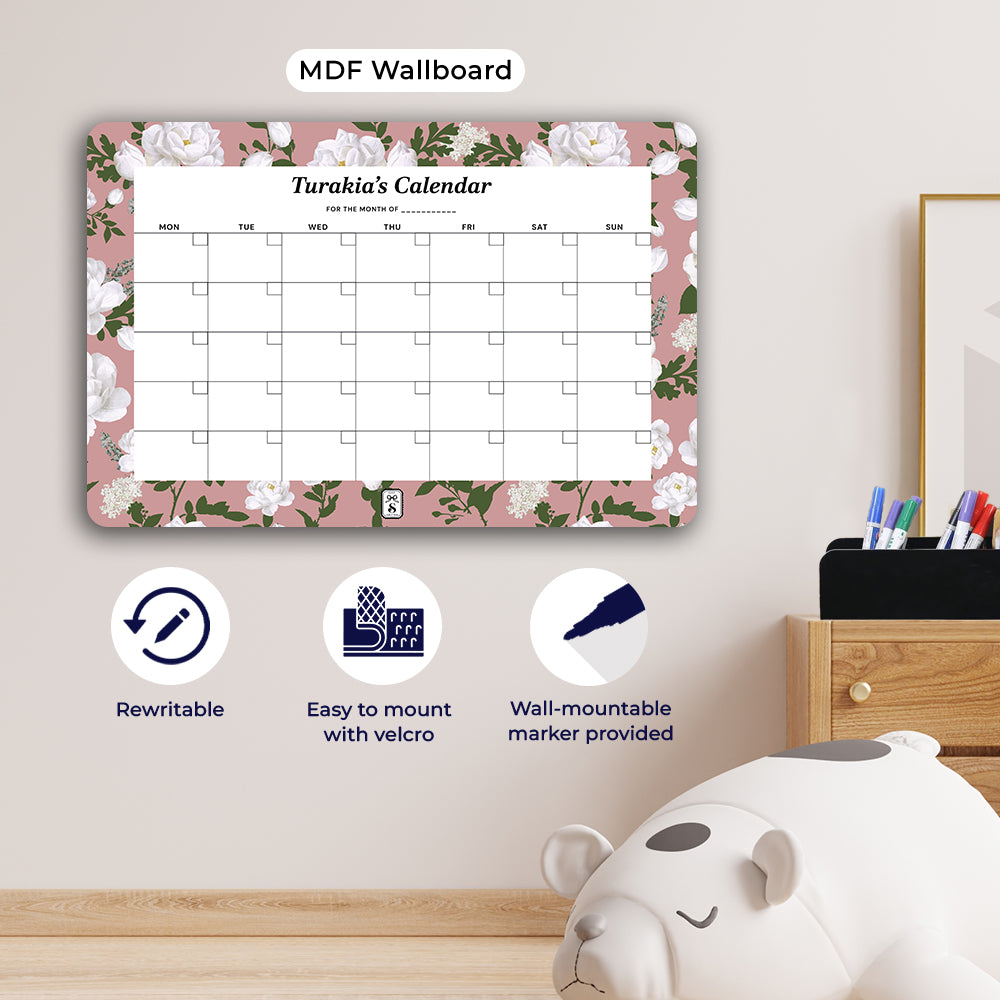 Peonies Calendar