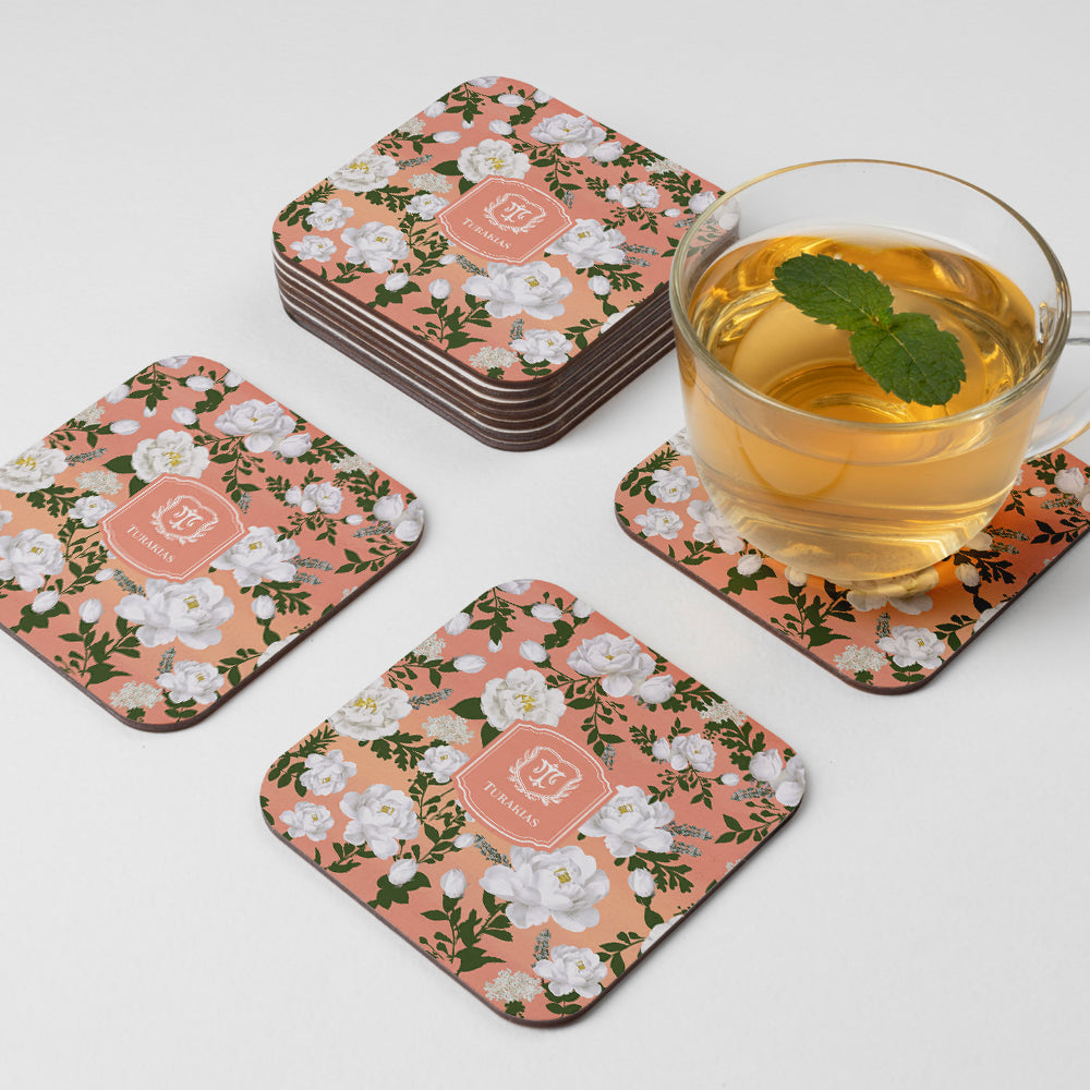 Peonies Coasters