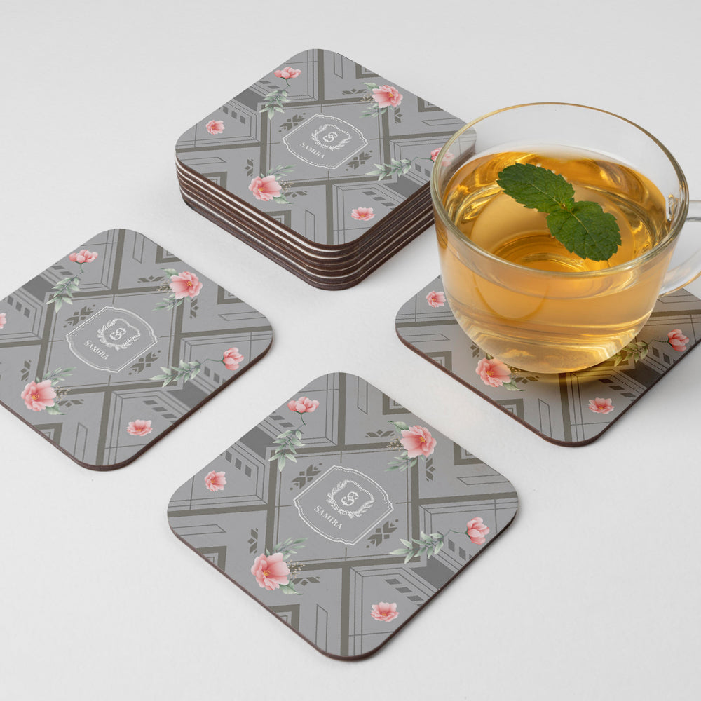 Deco Bloom Coasters