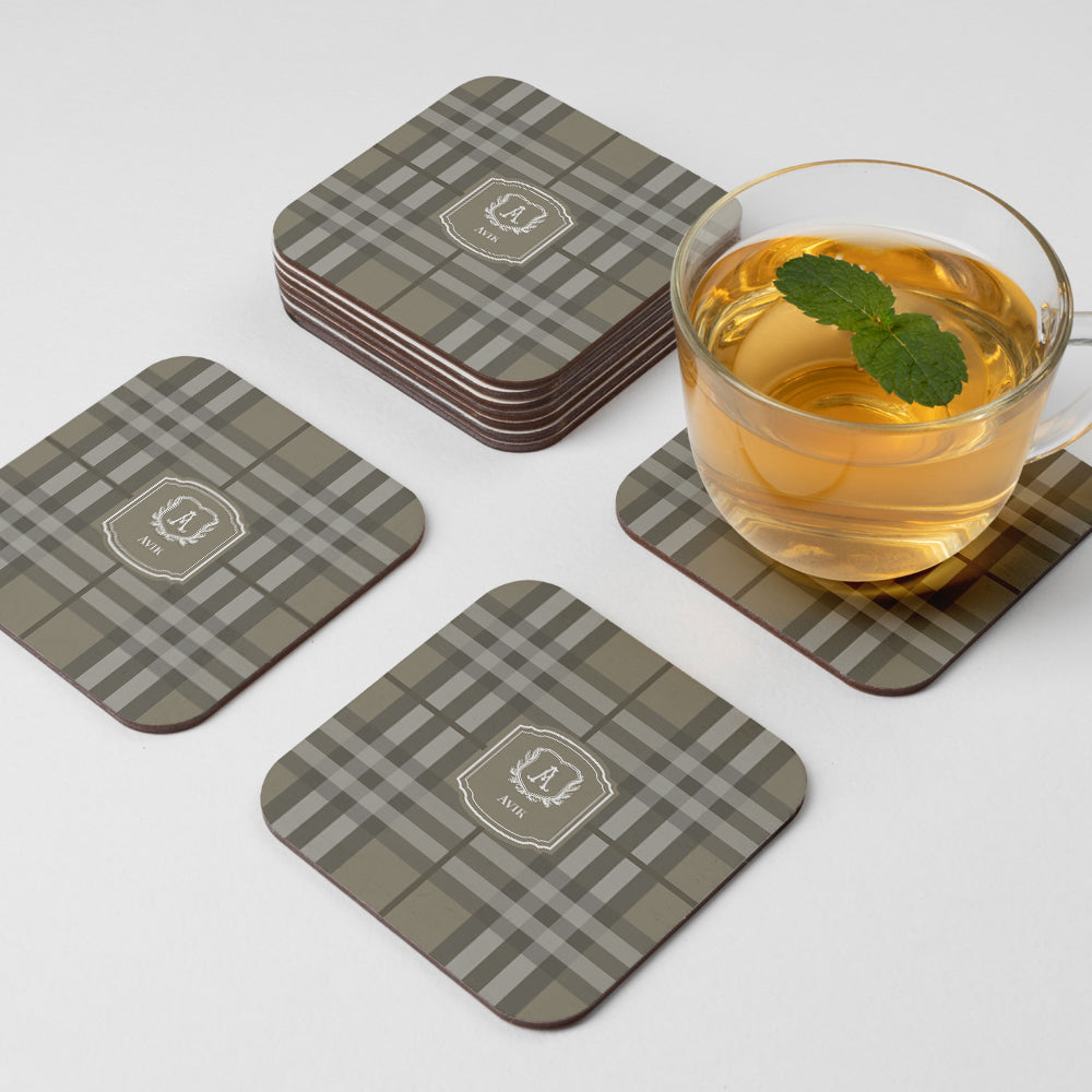 Plaid Coasters