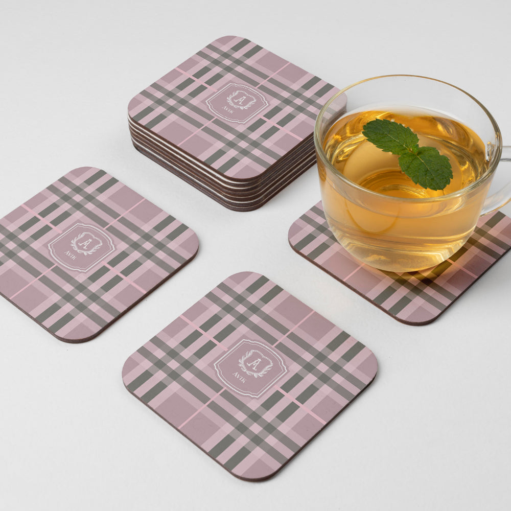 Plaid Coasters