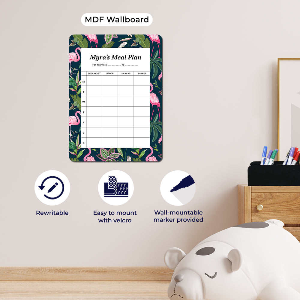 Flamingo Foliage Meal Planner