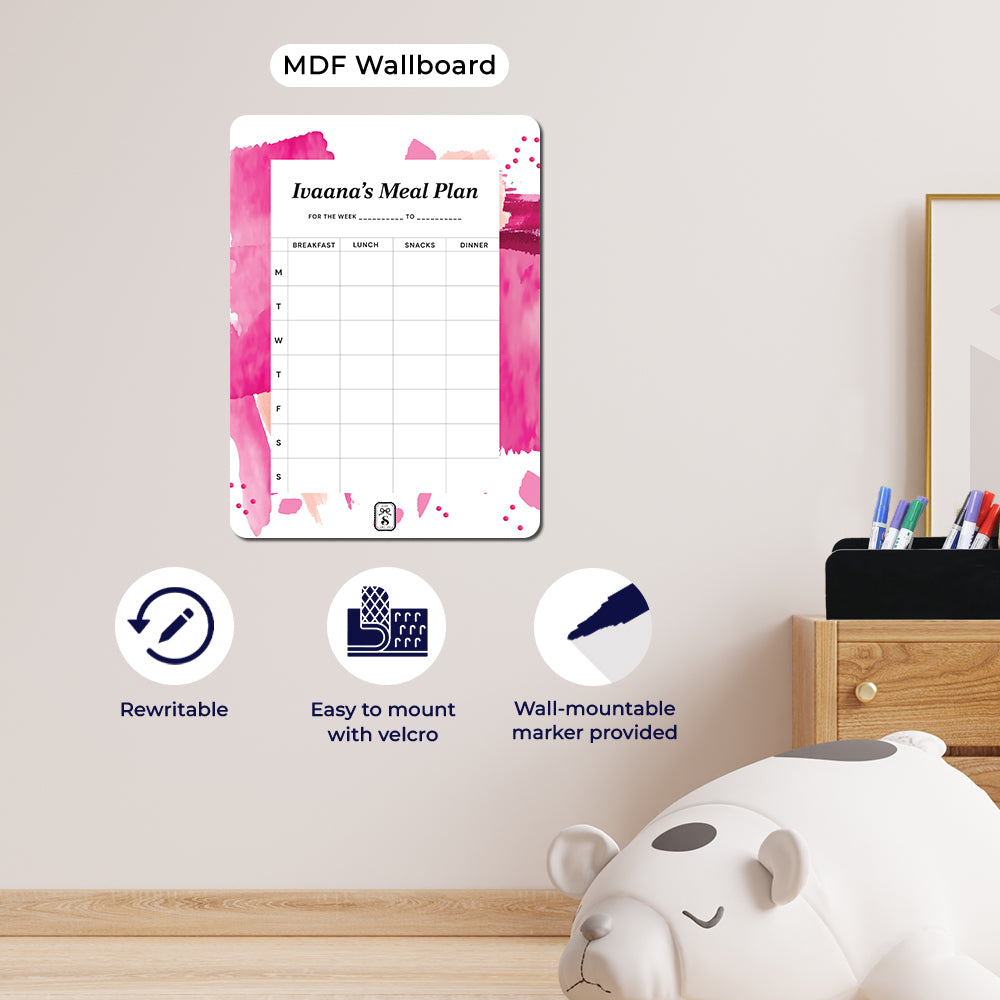 Whimsy Washes Meal Planner