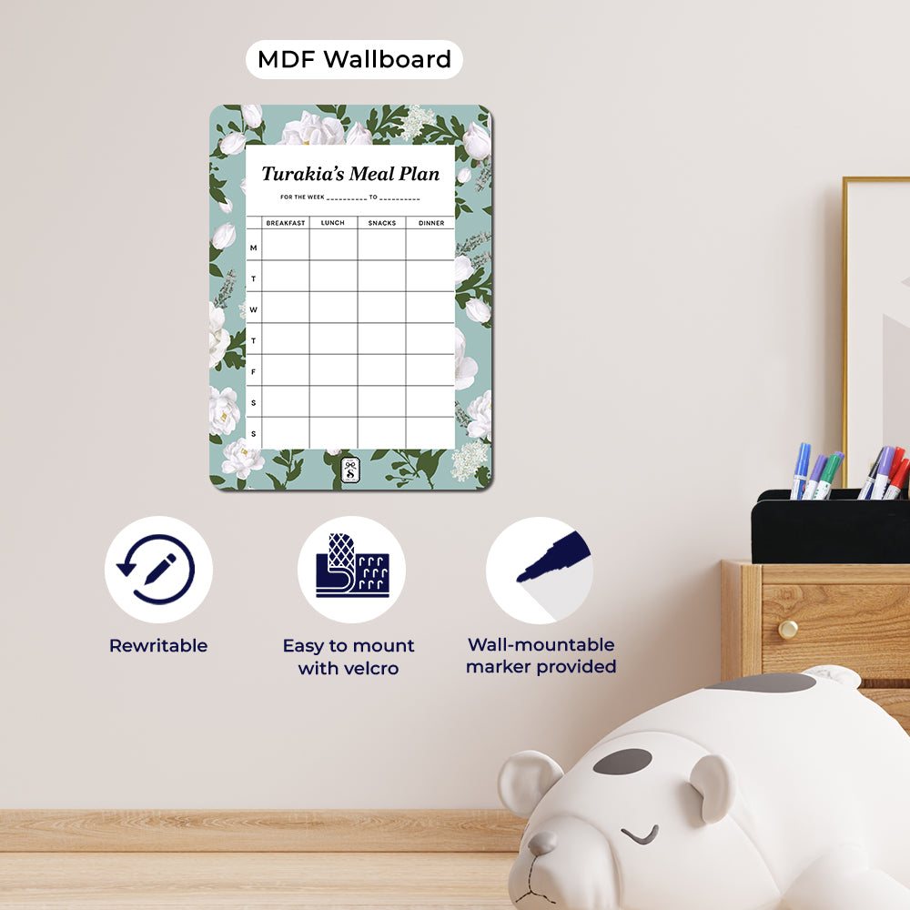 Peonies Meal Planner