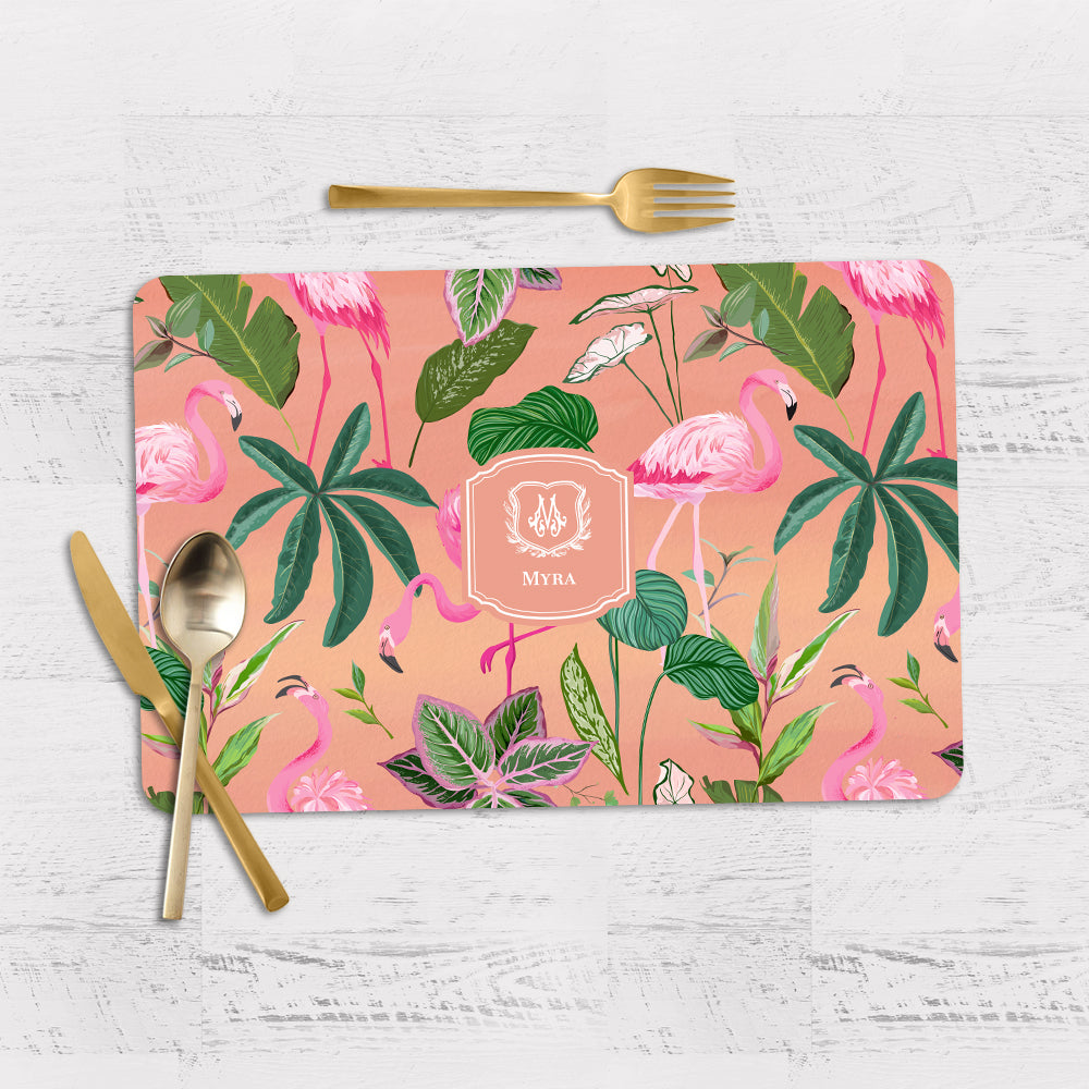 Flamingo Foliage Placemat