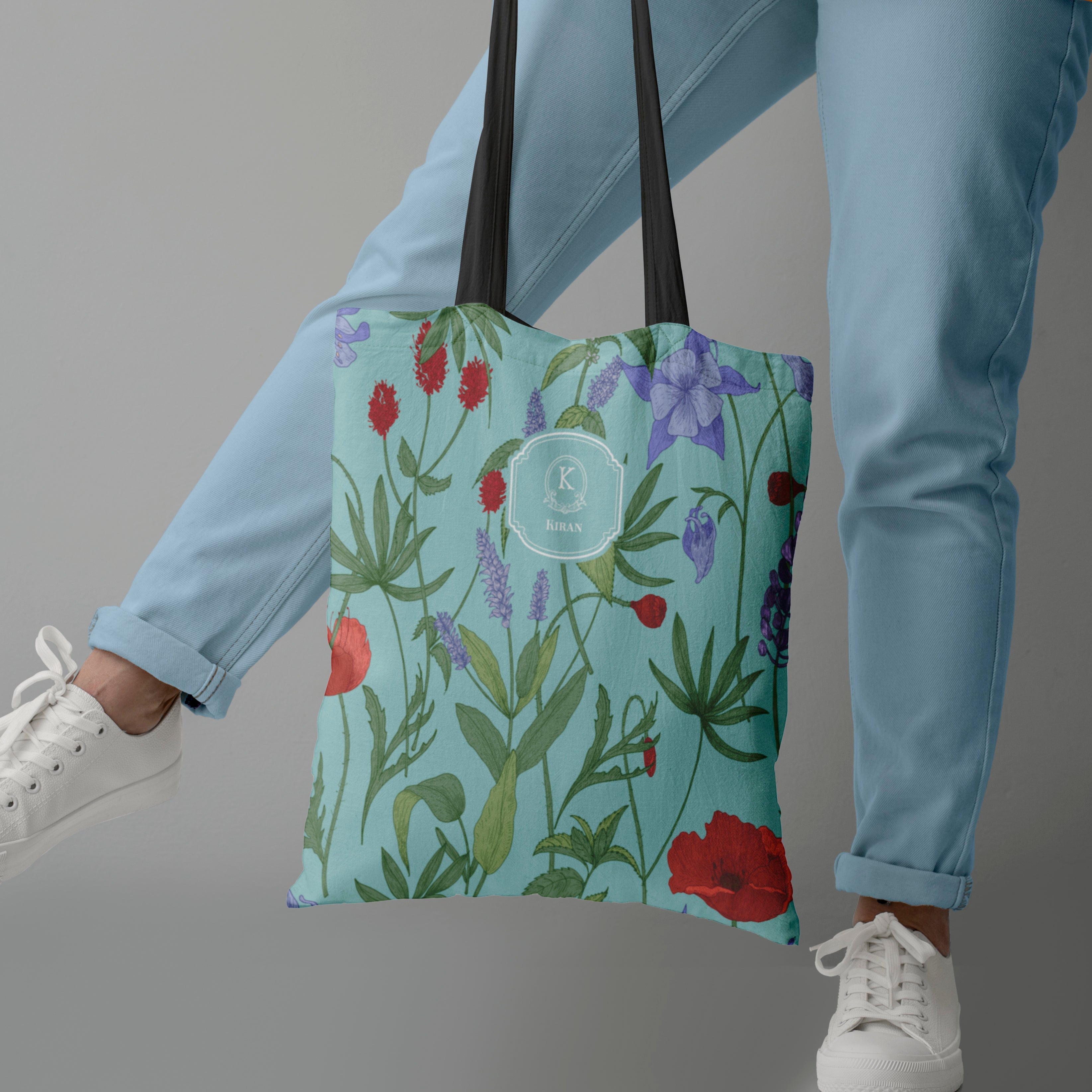 Scarlet Bloom Tote Bag