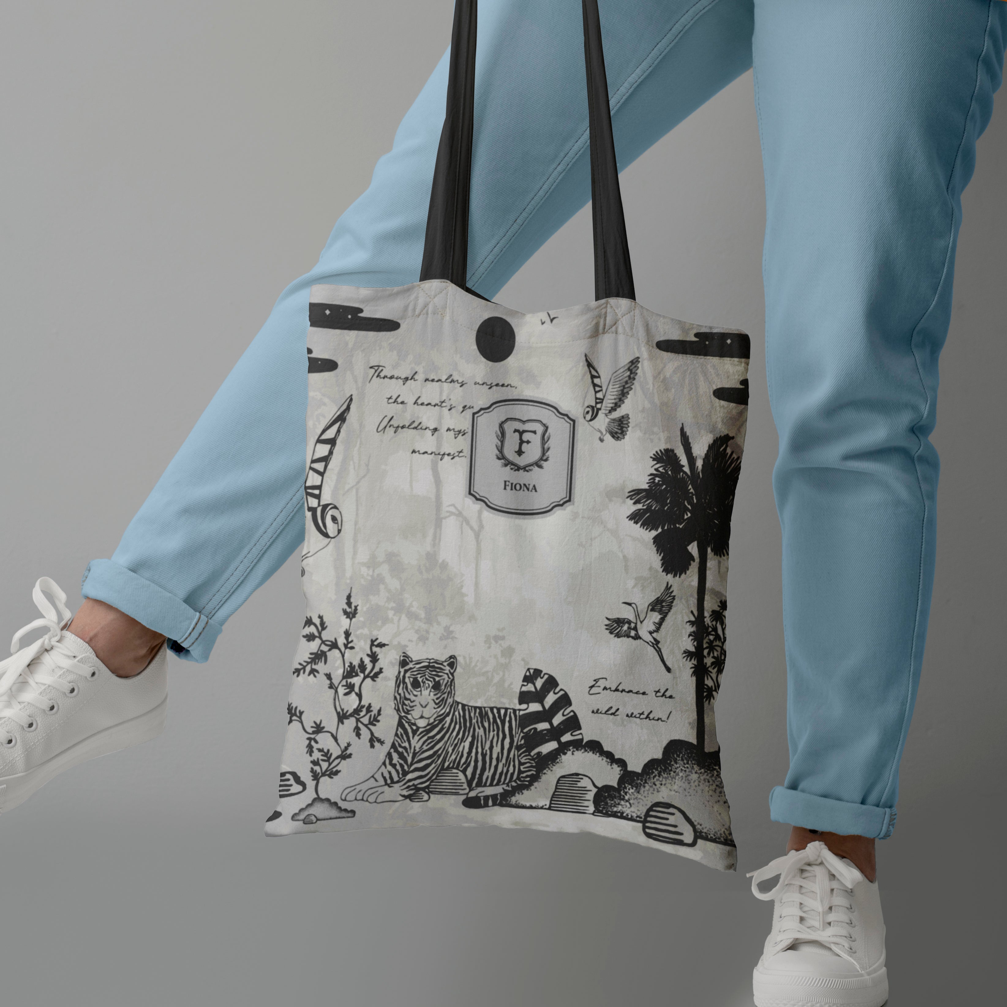 Jungle's Sonnet Tote Bag