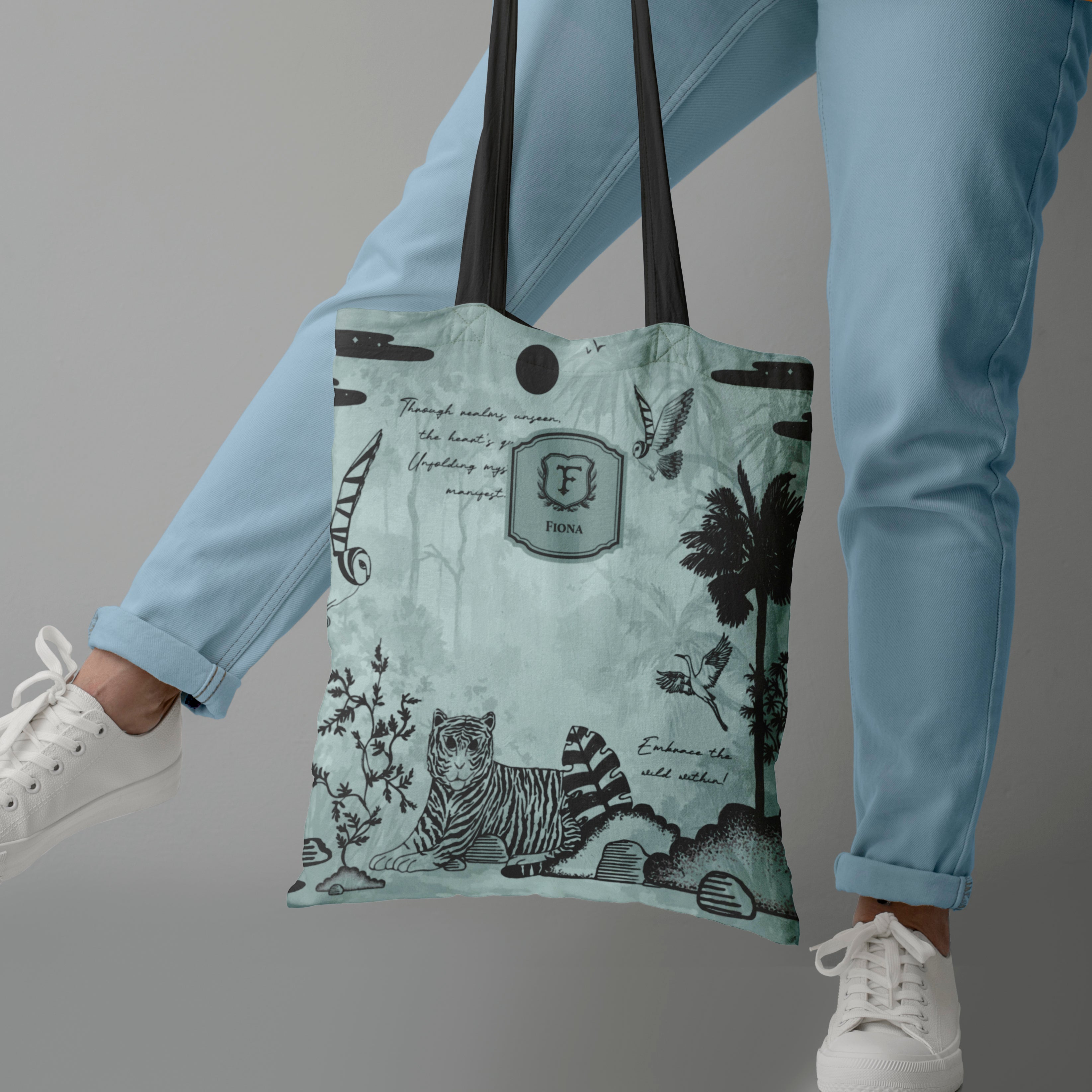 Jungle's Sonnet Tote Bag