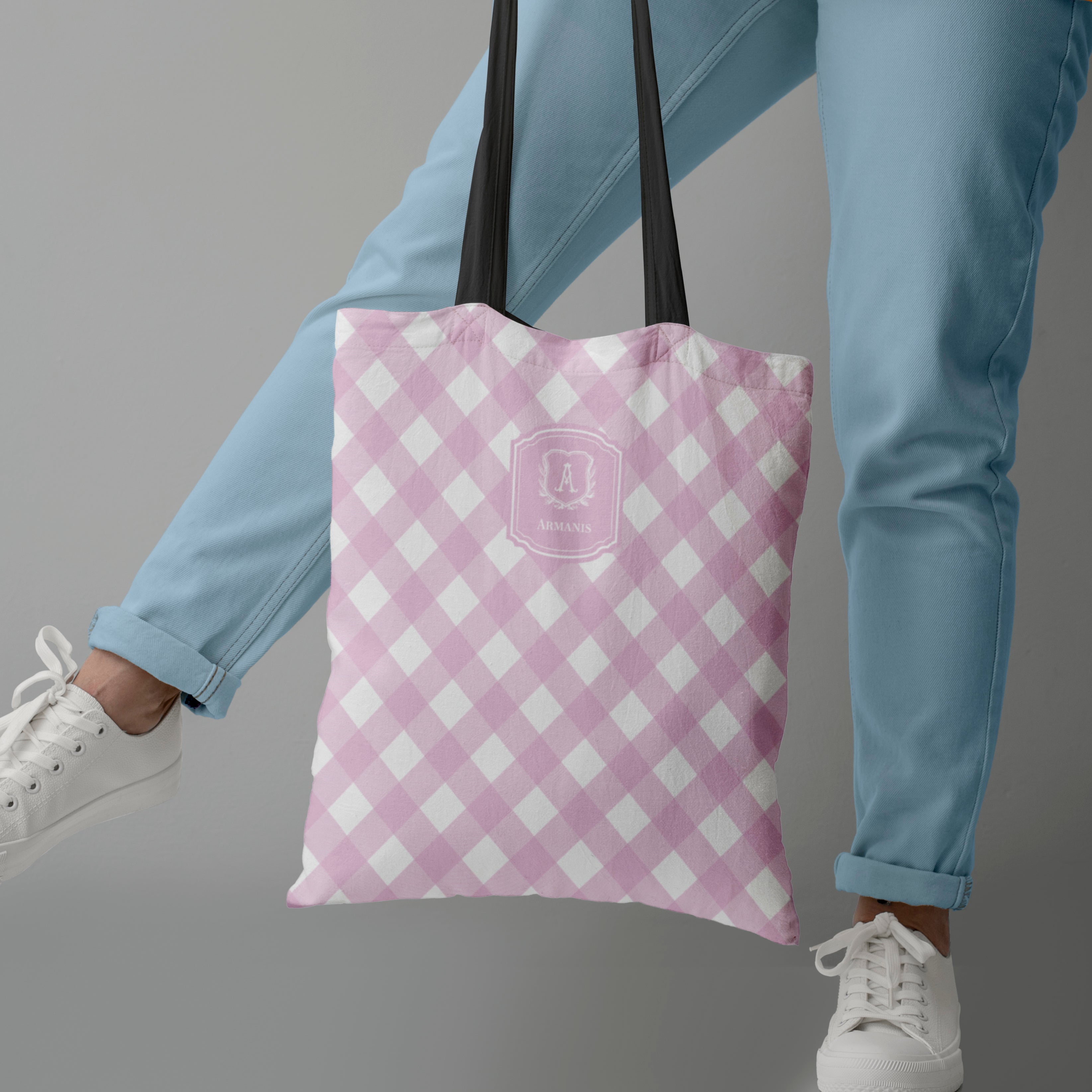 Gingham  Tote Bag