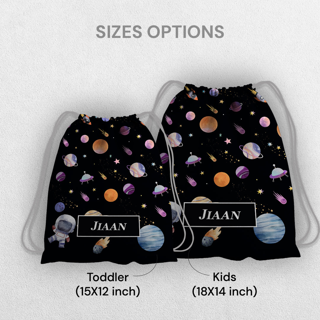 Lil Astronaut Drawstring Bag (kids)