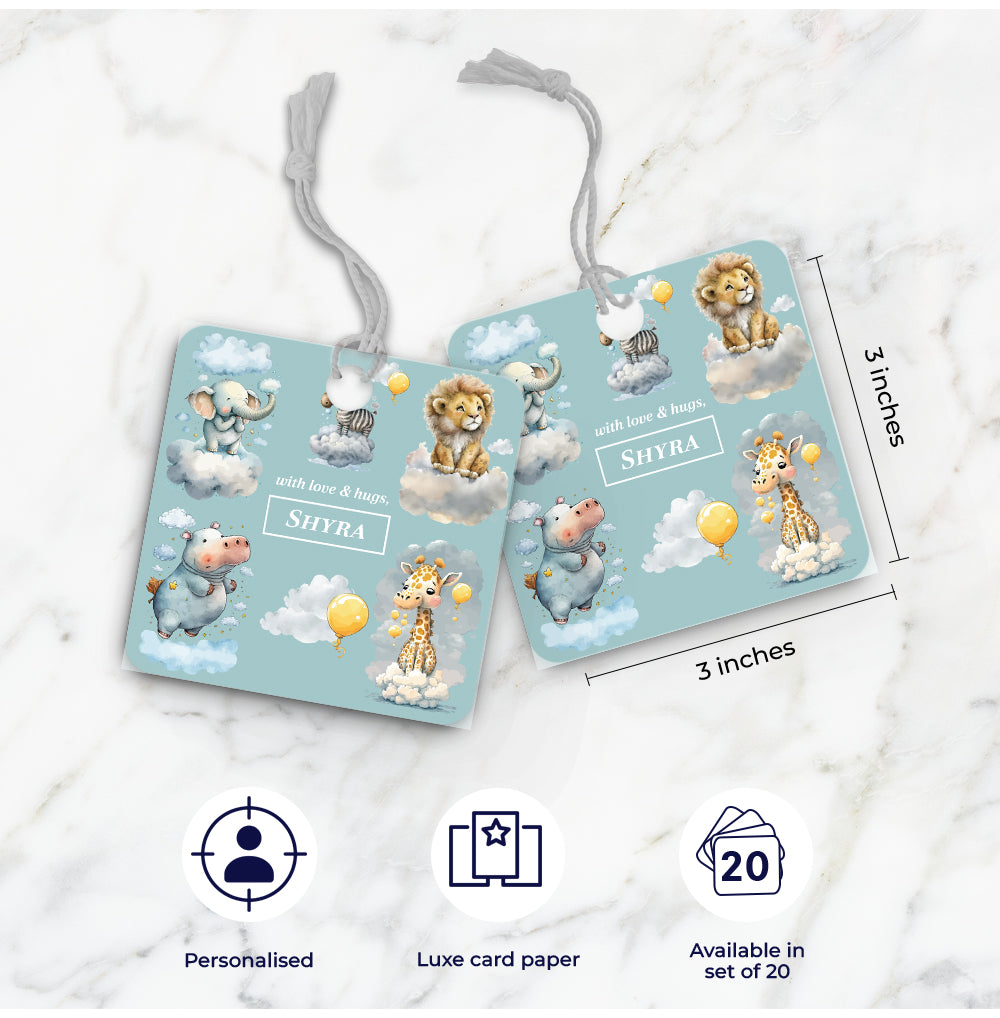 Lofty Animals Gift Tag (kids)