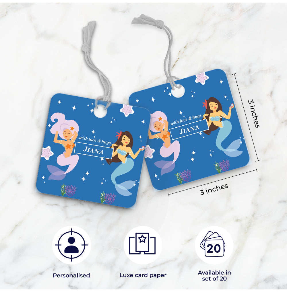 Sassy Mermaid Gift Tag (kids)