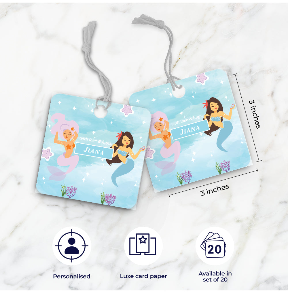 Sassy Mermaid Gift Tag (kids)