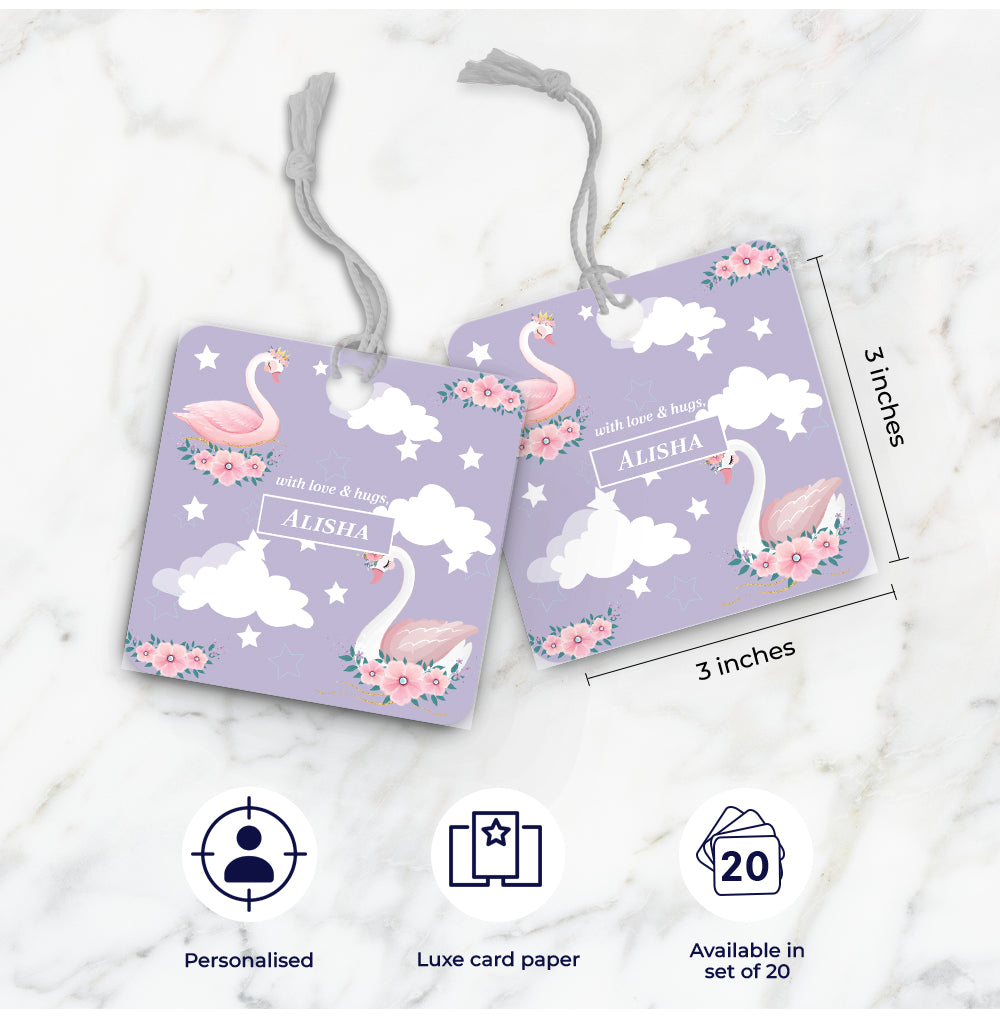 Swan Princess Gift Tag (kids)