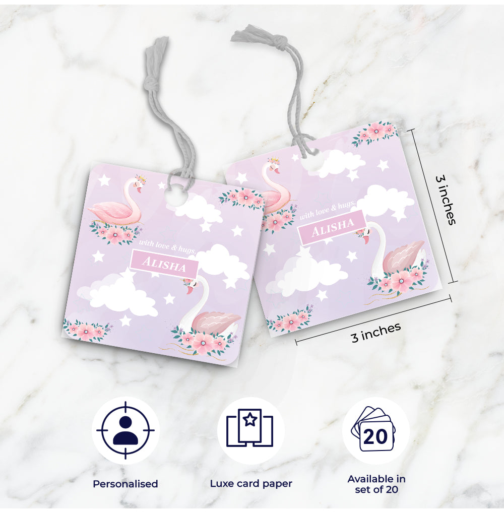 Swan Princess Gift Tag (kids)