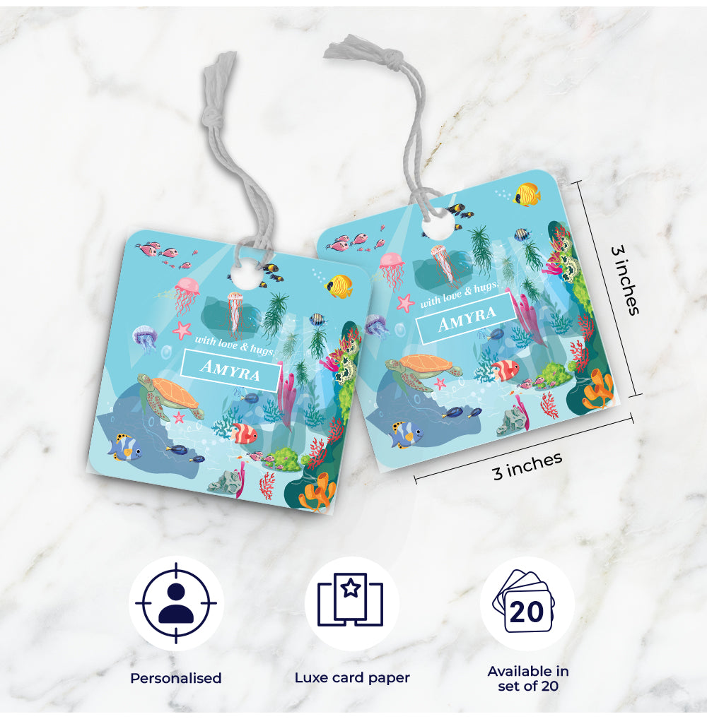 Ocean Bed Gift Tag (kids)