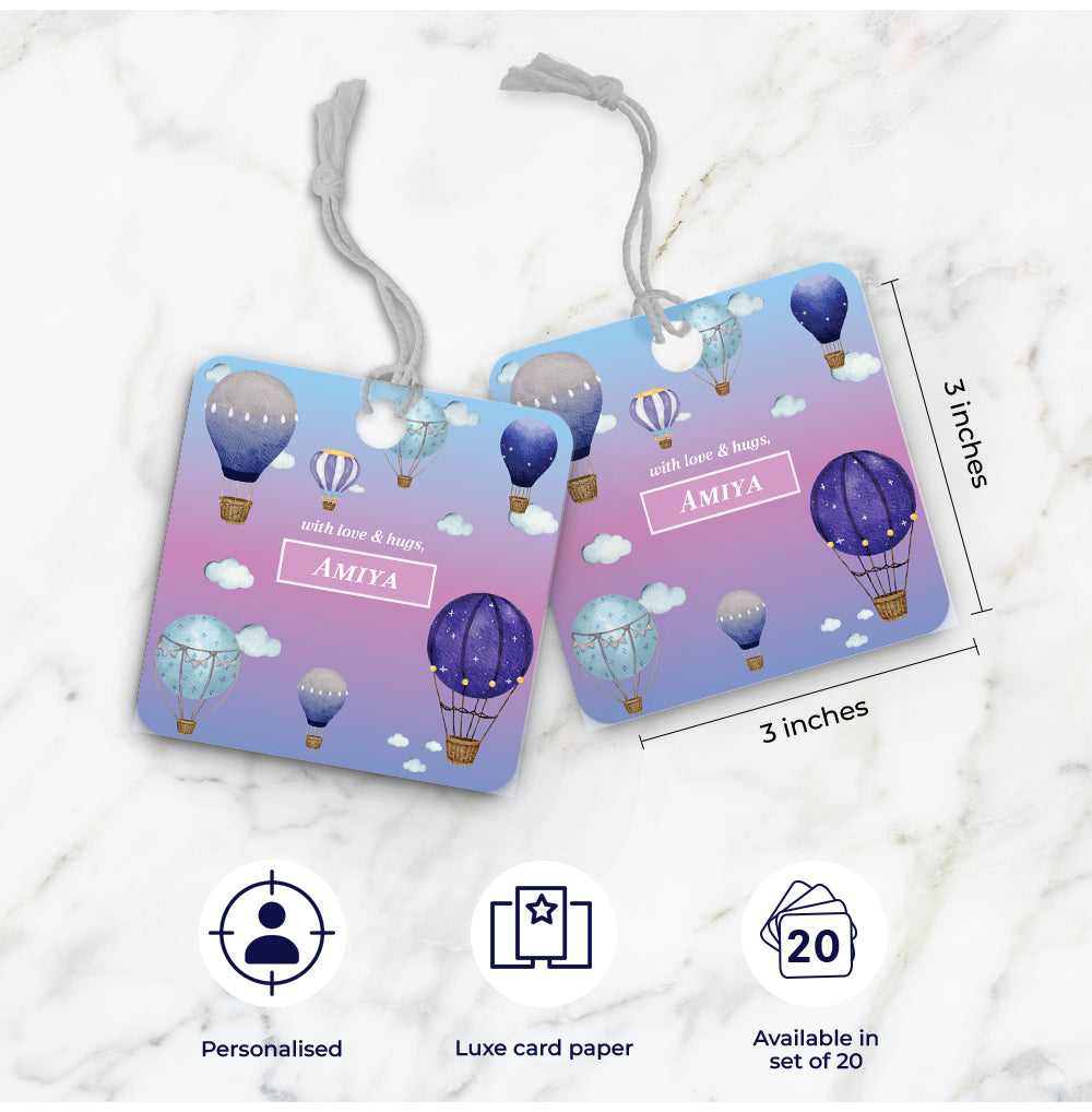 Night Flight Gift Tag (kids)