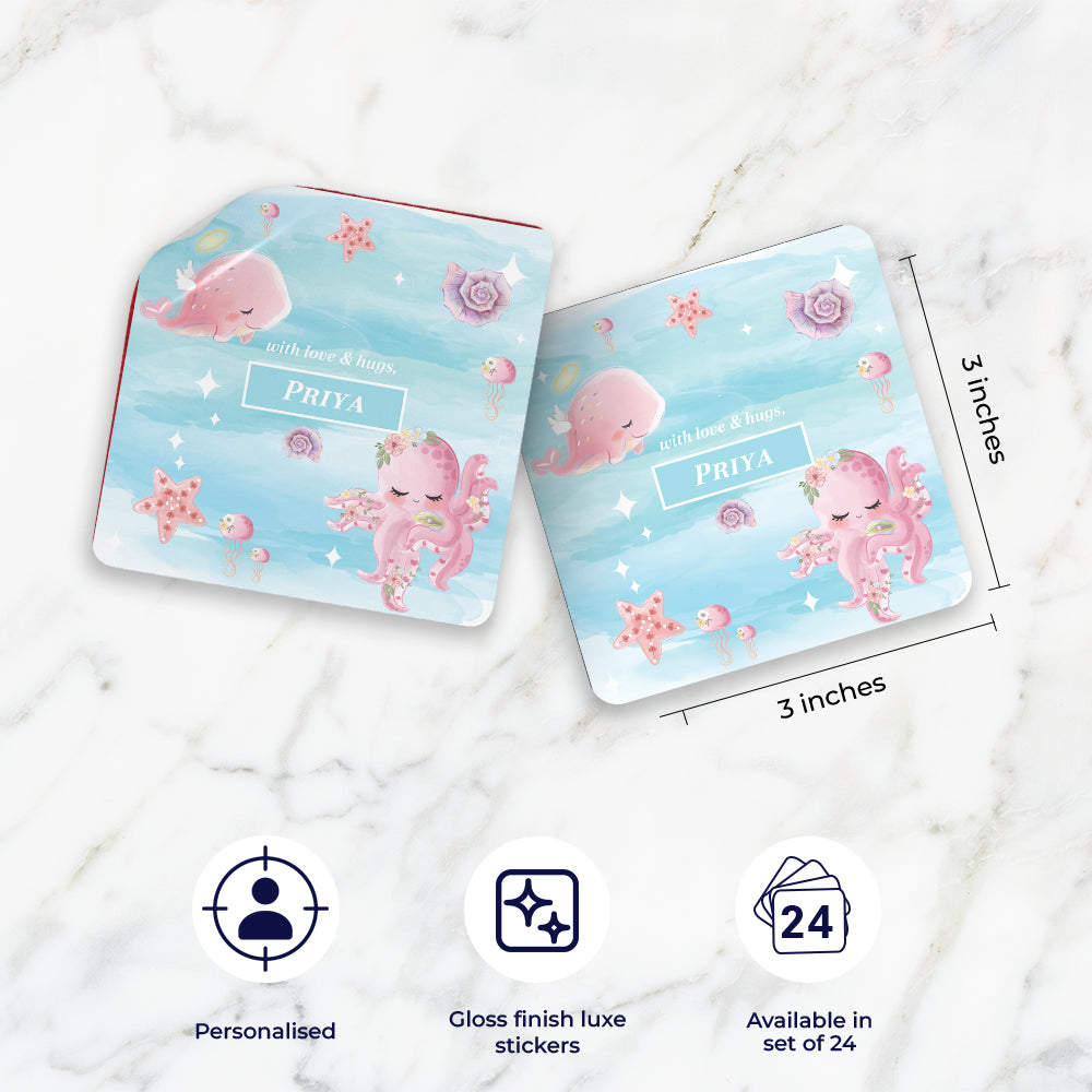 Blushing Underseas Gift Sticker (kids)