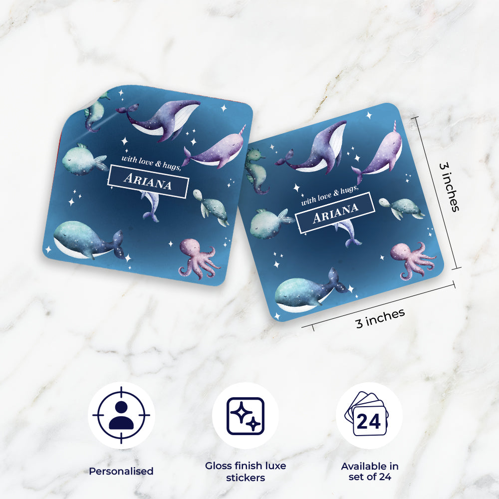 Midnight Ocean Gift Sticker (kids)