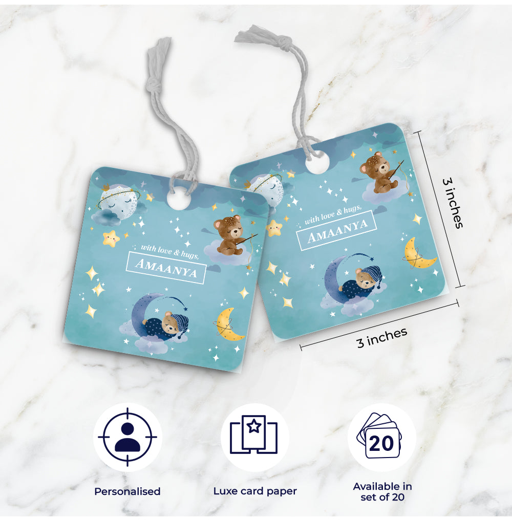 Moonlight Snuggles Gift Tag (kids)