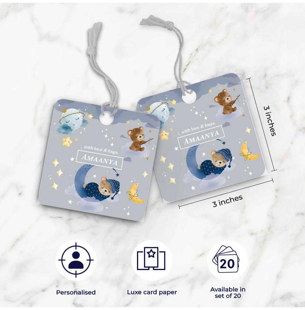 Moonlight Snuggles Gift Tag (kids)